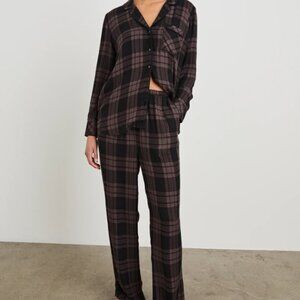 NWT Rails Luna Pajama Set - Mauve Bronze Metallic Pitch